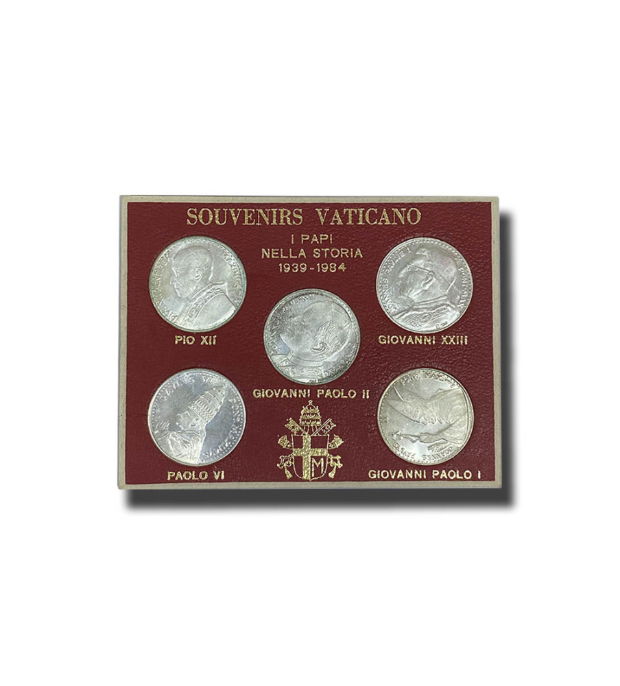 1939-1984 Vatican Papal Medals Set of 5