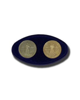 1967 Canada Ontario Confederation Medals Set of 2