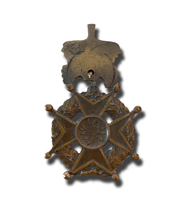 St. Aloysius Medal With Enamel Cross