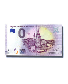 0 Euro Souvenir Banknote Banska Bystrica Slovakia EEAG 2018-1