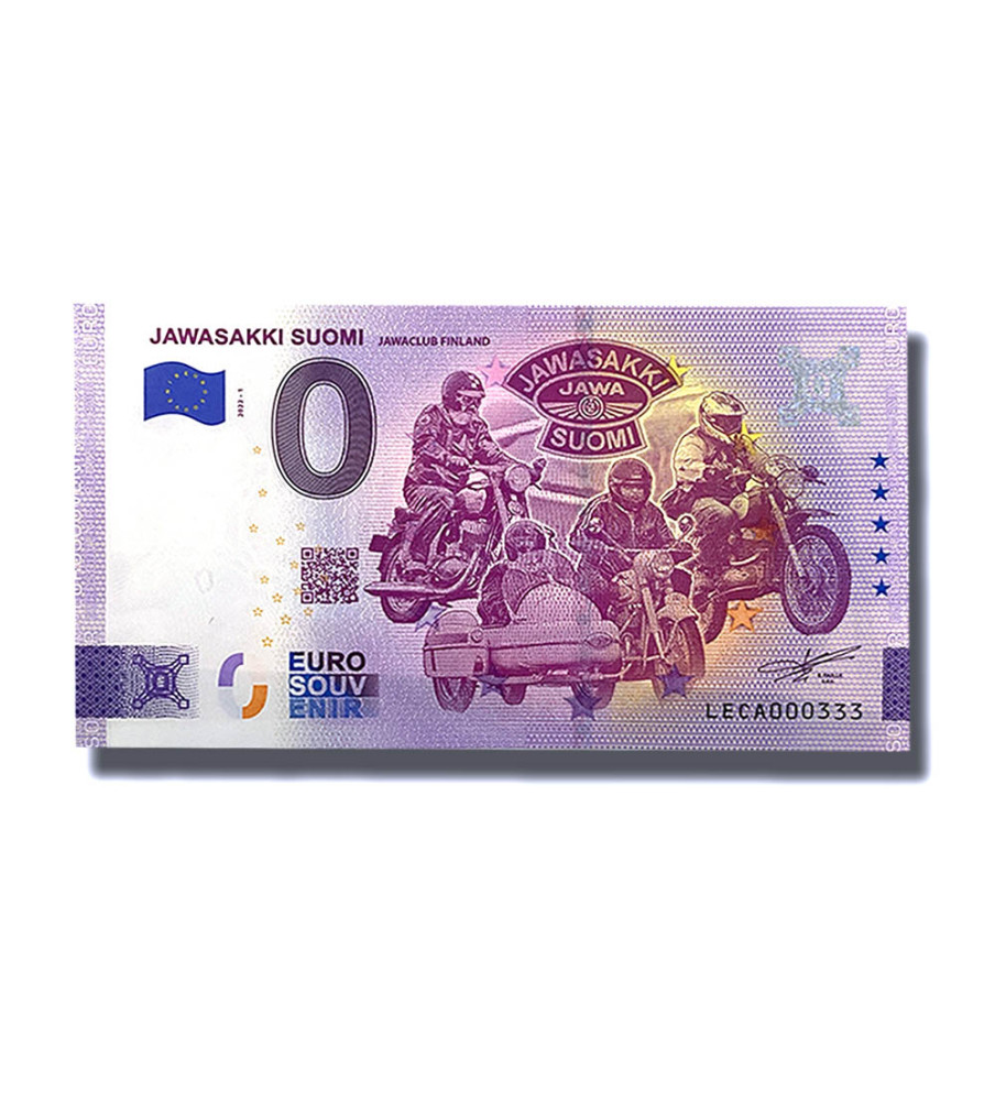 0 Euro Souvenir Banknote Jawasakki Suomi Finland LECA 2022-1