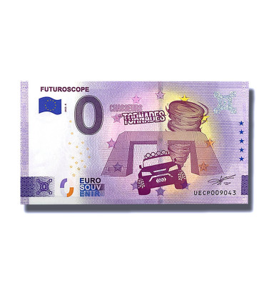 0 Euro Souvenir Banknote Futuroscope France UECP 2022-8