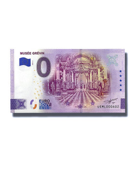 0 Euro Souvenir Banknote Musee Grevin France UEML 2022-2