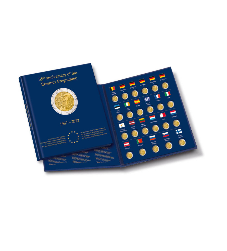 Leuchtturm 2022 Erasmus €2 Presso Coin Album