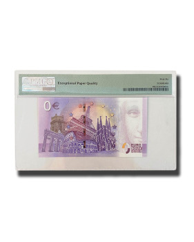 PMG 66 Gem Uncirculated - 0 Euro Souvenir Banknote India - Taj Mahal AEAB000003