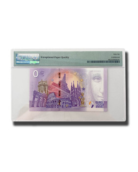 PMG 66 Gem Uncirculated - 0 Euro Souvenir Banknote Oman Qaboos Bin Said MNAB001096