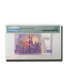 PMG 67 Superb Gem Unc - 0 Euro Souvenir Banknote Oman Qaboos Bin Said SPECIMEN MNAB000332