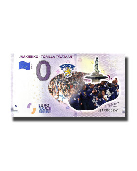 0 Euro Souvenir Banknote Jaakiekko Torilla Tavataan Colour Finland LEAX 2019-1