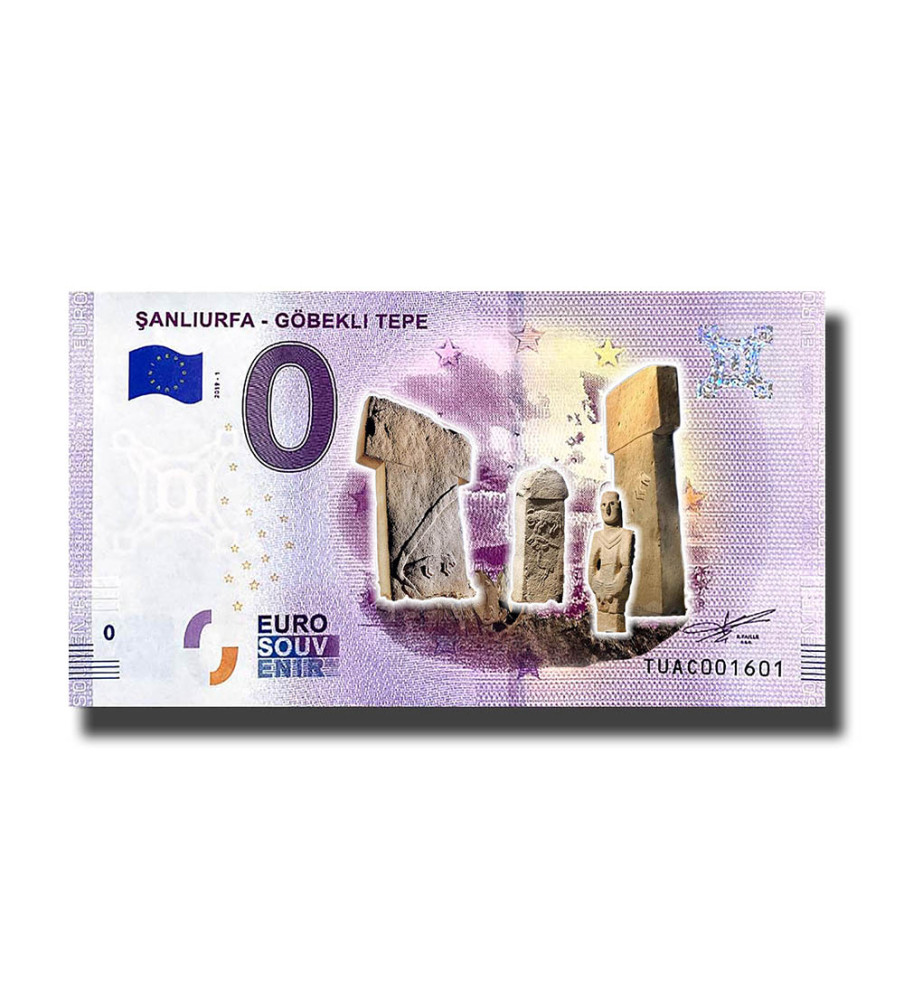 0 Euro Souvenir Banknote Sanliurfa - Gobekli Tepe Colour Turkey TUAC 2019-1