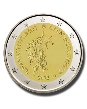 2022 Finland Climate Investigation 2 Euro Commemorative Coin