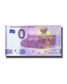 0 Euro Souvenir Banknote Eisenbahnmuseum - Bochum Germany XEPX 2020-1