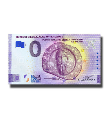 0 Euro Souvenir Banknote Museum Diecezjalne W Tarnowie Poland PLAG 2020-1