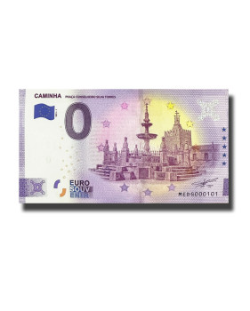 0 Euro Souvenir Banknote Caminha Portugal MEDG 2021-1