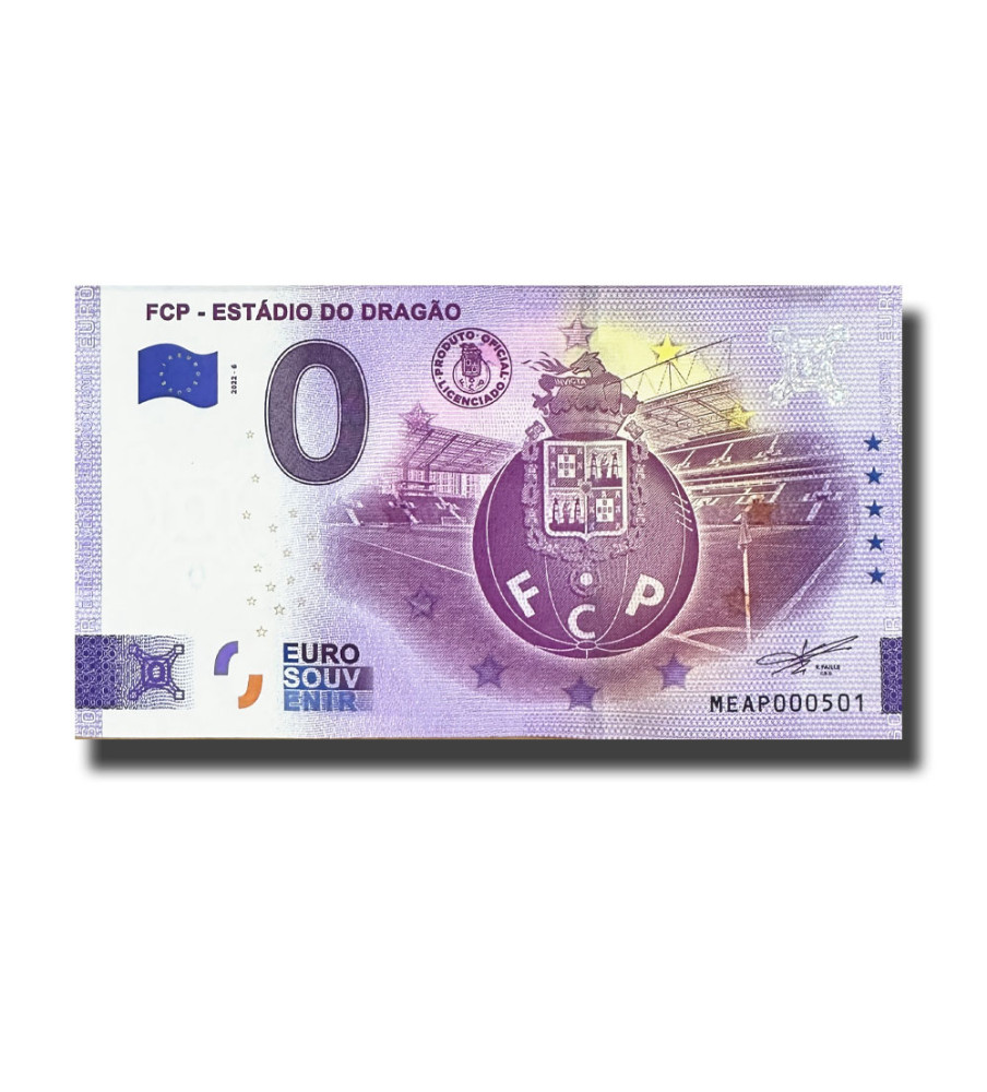 0 Euro Souvenir Banknote FCP - Estadio Do Dragao Portugal MEAP 2022-6