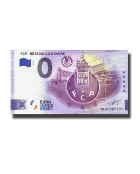 0 Euro Souvenir Banknote FCP - Estadio Do Dragao Portugal MEAP 2022-6