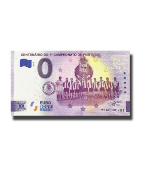 0 Euro Souvenir Banknote Centenario Do 1 Campeonato De Portugal Portugal MEAP 2022-8