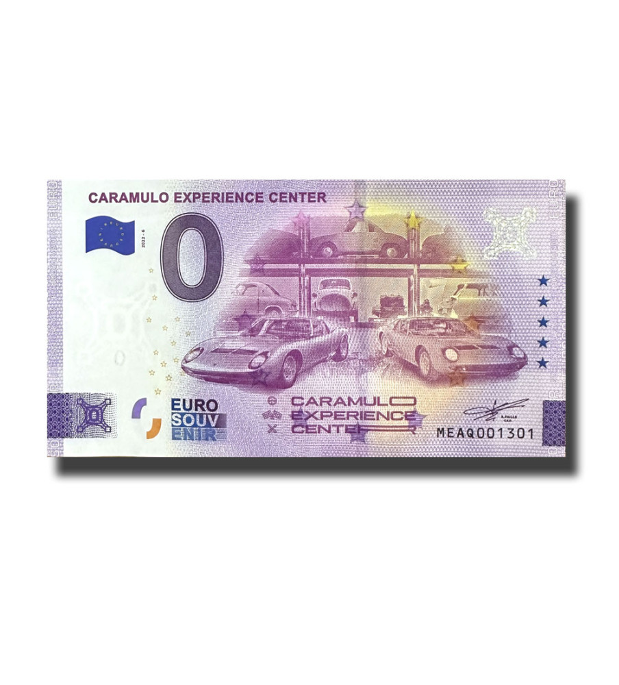 0 Euro Souvenir Banknote Caramulo Experience Center Portugal MEAQ 2022-6