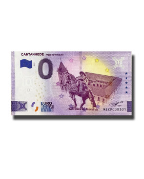 0 Euro Souvenir Banknote Cantanhede Portugal MECP 2022-1