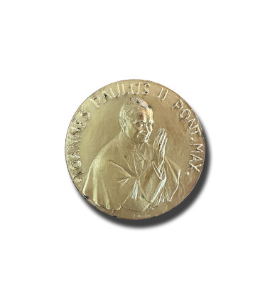 1990 Malta Pope John Paul II Ioannes Paulus II Pont.Max. Bronze Medal