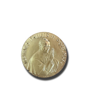 1990 Malta Pope John Paul II Ioannes Paulus II Pont.Max. Bronze Medal