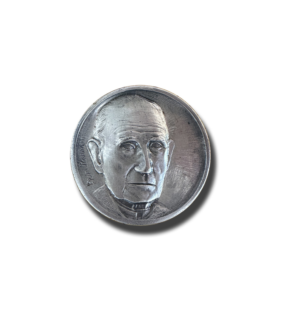 1961 Malta Dun Karm Il-Poeta Nazzjonali National Poet Silver Medal
