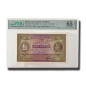 PMG 65 Gem Uncirculated Malta Banknote PICK 20c (ND 1940) 1 Pound A/17 572303