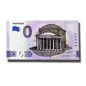 0 Euro Souvenir Banknote Pantheon Colour Italy SEEC 2022-1