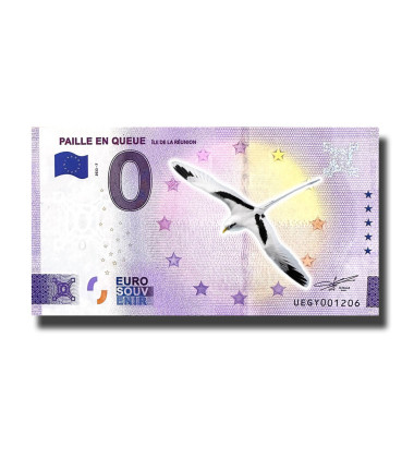 0 Euro Souvenir Banknote Paille en Queue Colour France UEGY 2022-7