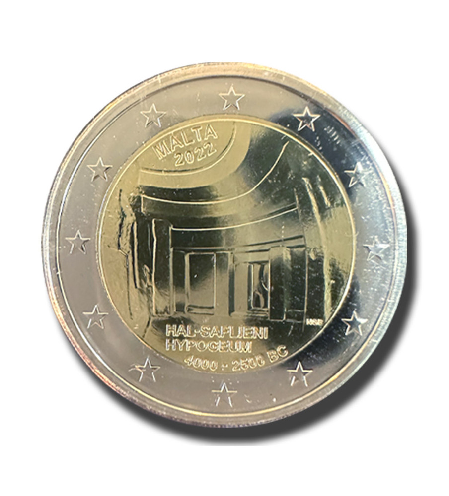 2022 Malta Hal Saflieni Hypogeum 2 Euro Coin