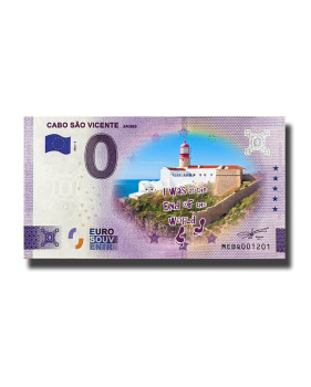 0 Euro Souvenir Banknote Cabo Sao Vicente Colour Portugal MEBQ 2022-3