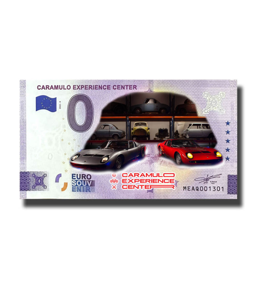 0 Euro Souvenir Banknote Caramulo Experience Center Colour Portugal MEAQ 2022-6