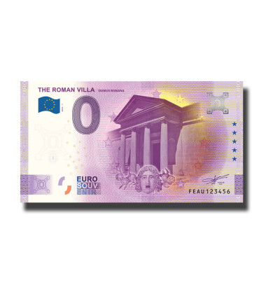 0 Euro Souvenir Banknote Thematic Malta Sights Classic Malta - Set of 7