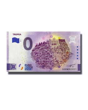 0 Euro Souvenir Banknote Tropea Italy SEEN 2022-1