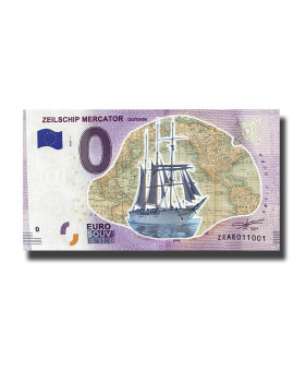 0 Euro Souvenir Banknote Zeilschip Mercator Colour Belgium ZEAE 2020-1