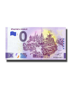 0 Euro Souvenir Banknote Stastne A Vesele Slovakia PF 2022-4