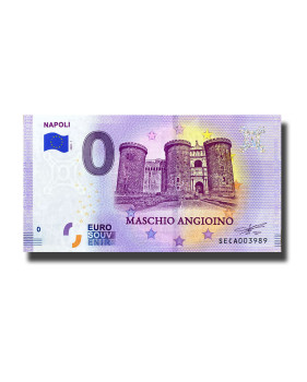 0 Euro Souvenir Banknote Napoli Maschio Angioino Italy SECA 2020-1