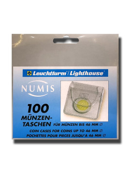 Leuchtturm Plactic Coin Pockets Holders 50mm Pack of 100