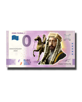 Anniversary 0 Euro Souvenir Banknote Thematic Kings of Iraq IQAC, IQAD, IQAF 2021-1 Colour Set of 3
