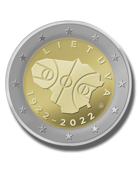 2022 Lithuania 100 Years Of Basketball 2 Euro Coin