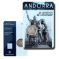 2022 Andorra The Legend Of Charlemagne 2 Euro Coin Card