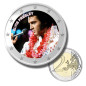 2 Euro Coloured Coin Elvis Presley