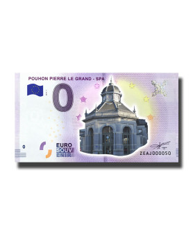 0 Euro Souvenir Banknote Pouhon Pierre Le Grand - SPA Colour Belgium ZEAJ 2018-1