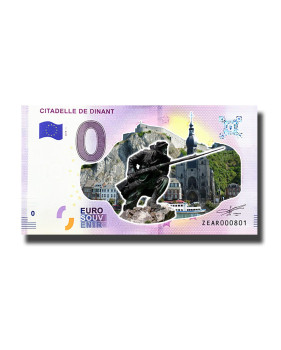 0 Euro Souvenir Banknote Citadelle De Dinant Colour Belgium ZEAR 2019-1