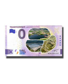 0 Euro Souvenir Banknote Transfagarasan Colour Romania ROAJ 2022-1