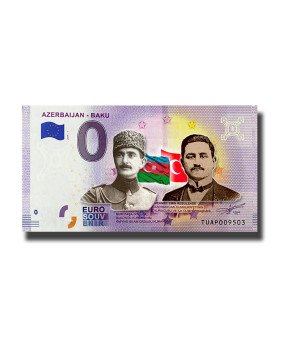 0 Euro Souvenir Banknote Azerbaijan - Baku Colour Azerbaijan TUAP 2019-1