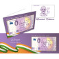 0 Euro Souvenir Banknote Mahatma Gandhi India Malta FEAB 2023-2 In Beautiful Folder