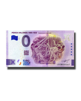 0 Euro Souvenir Banknote Pekka Halonen 1865-1933 Finland LECB 2023-4