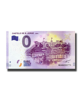 0 Euro Souvenir Banknote Castelo De S. Jorge Lisboa Portugal MENN 2017-1