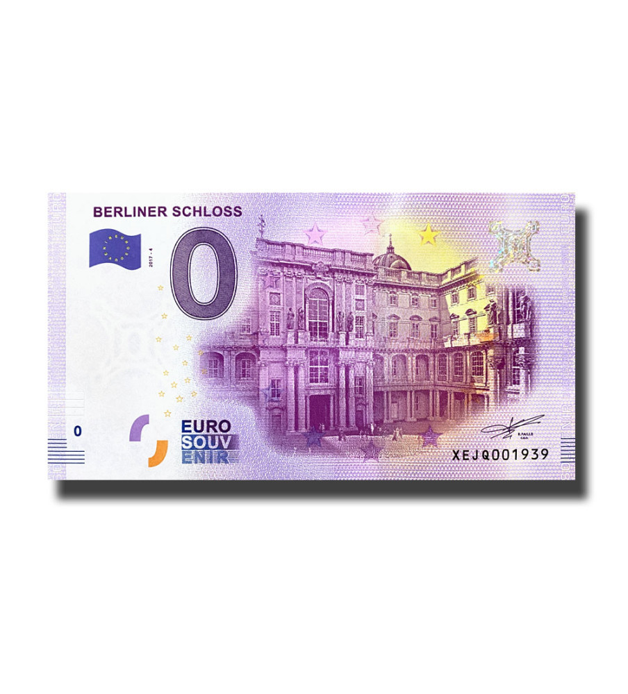 0 Euro Souvenir Banknote Berliner Schloss Germany XEJQ 2017-4
