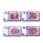 0 Euro Souvenir Banknote Thematic Finnish Painters Art Finland LECB - Set of 4